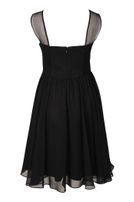 Girls-Chiffon-Kleid mit Stola