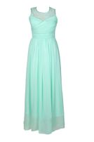 Chiffon-Kleid, lang