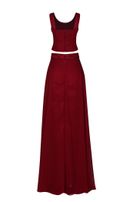 Girls-Kleid, 2-Teiler, m.Stola