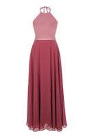Girls-Chiffon-Kleid, lang
