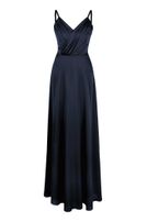 Satin-Kleid, lang