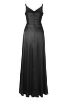 Satin-Kleid, lang