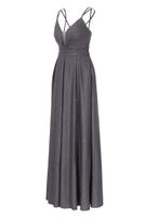 Girls-Glitzerkleid, lang