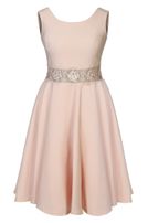 Girls-Krepp-Kleid mit Spitze