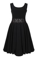 Girls-Krepp-Kleid mit Spitze