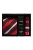 SET: Krawatte/Tuch/M-Knöpfe