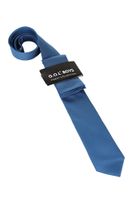 Krawatte mit Einstecktuch, uni